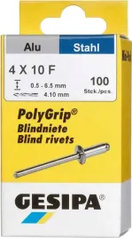 nity-gesipa-mini-pack-polygrip-szary-4x10mm-aluminiowy-stalowy