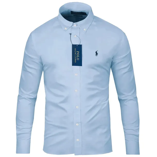 POLO RALPH LAUREN KOSZULA MĘSKA BŁĘKITNA PREZENT r.2XL
