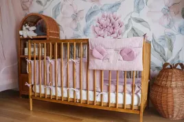 hi-little-one-organizer-przybornik-do-lozeczka-mouse-baby-pink-blush