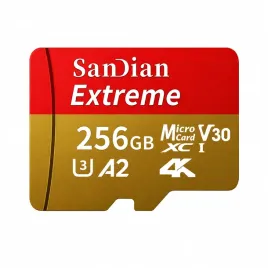 karta-pamieci-microsd-256gb-sandian-extreme-v30-a2-u3-4k-szybka