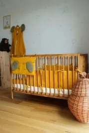 hi-little-one-organizer-przybornik-do-lozeczka-elephant-mustard-green-hunte