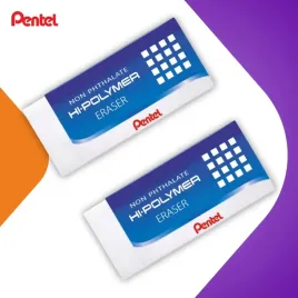 gumka-pentel-hi-polymer-zeh03-biala-2szt