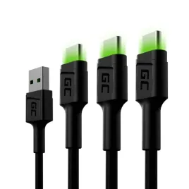 green-cell-zestaw-3x-kabel-ray-usb-usb-c120cm-zielony-led-szybkie-la