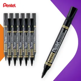marker-permanentny-pentel-n850-okragly-czarny-12szt