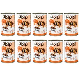 10x-flapi-mokra-karma-dla-psa-kawalki-z-kurczakiem-w-sosie-415g