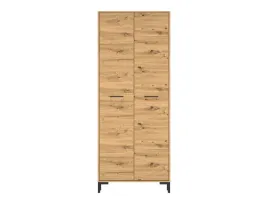 szafa-dwudrzwiowa-80-x-200-cm-dab-artisan-czarny-szafa-do-przedpokoju