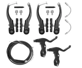 hamulce-v-brake-rowerowe-zestaw-przod-tyl-klamki-linki-klocki-aluminium