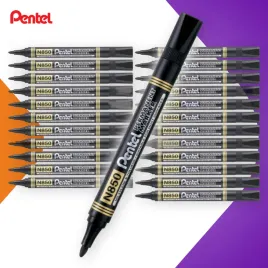 marker-permanentny-pentel-n850-okragly-czarny-24szt