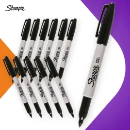 marker-permanentny-sharpie-fine-czarny-12-sztuk