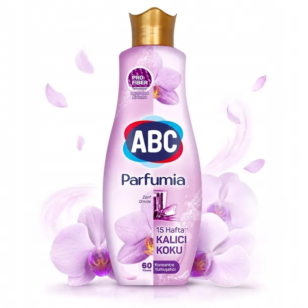 ABC Płyn do Płukania Tkanin Orchidea 1,44L – Luksusowy Zapach 60 prań