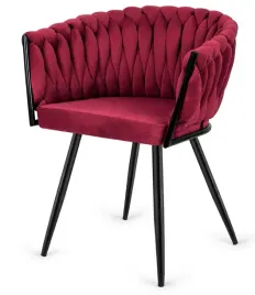 krzeslo-plecione-lugano-fotel-treccia-burgundy-velvet-smoke