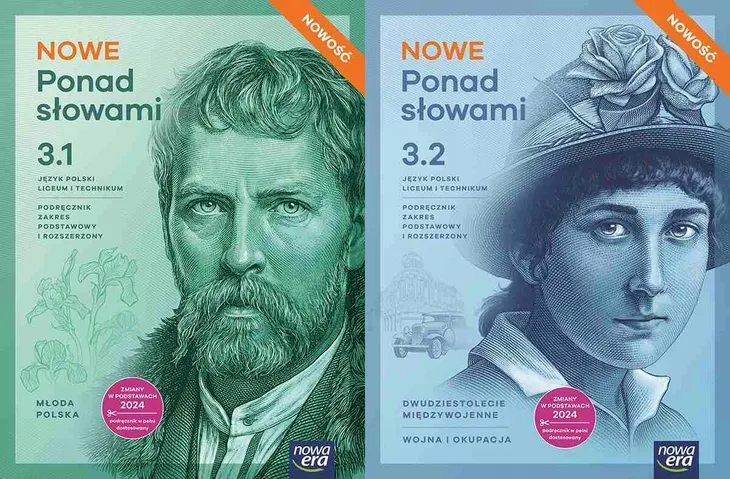 PAKIET 2X NOWE PONAD SŁOWAMI 3.1 + 3.2 - 3 KLASA LIC. I TECH. - KOMPLET