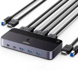 przelacznik-kvm-ugreen-cm664-hdmi-switch-2w1-czarny