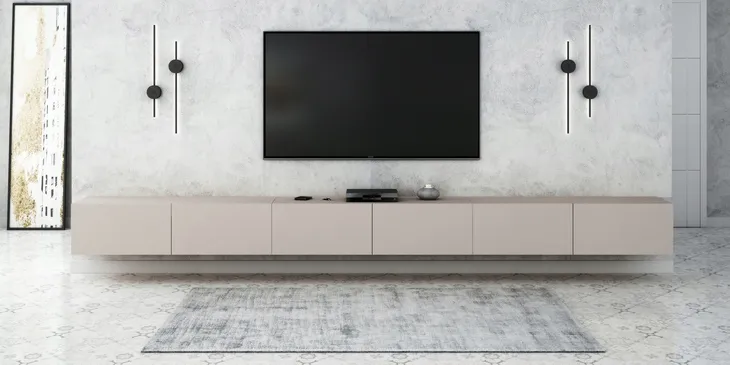SZAFKA RTV POD TELEWIZOR KOMODA WISZĄCA 360 CM KASZMIR MAT