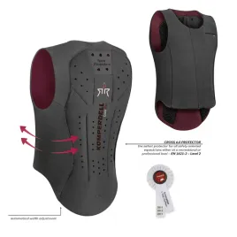 komperdell-kamizelka-ballistic-champion-junior-black-burgundy-128