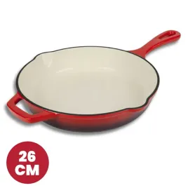 patelnia-zeliwna-emaliowany-26cm-czerwona-praktyczne-naczynie-kuchenne