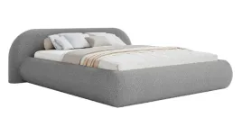 lozko-tapicerowane-200x200-cm-shels-low-z-pojemnikiem-szare-boucle