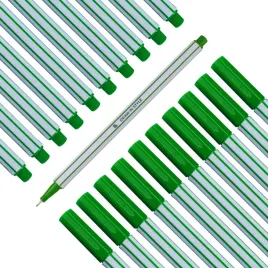 zestaw-cienkopisow-do-szkicowania-0-4-mm-10szt-zielony-fineliner