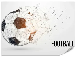 fototapeta-dla-dzieci-pilka-nozna-sport-abstrakcja-football-wzor-3d-450x300