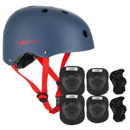 kask-regulowany-orzeszek-ochraniacze-zestaw-na-rolki-rower-hulajnoge-nils