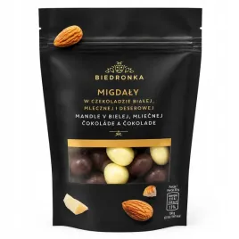 biedronka-deluxe-migdaly-w-czekoladzie-bialej-mlecznej-i-deserowej-120g