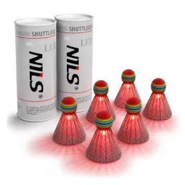 lotki-led-6-szt-do-gry-rekreacyjnej-w-badmintona-nylonowe-zestaw-nils