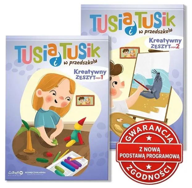 Tusia i Tusik 3-4 lat Kreatywny PODRECZNIKARNIA Pakiet