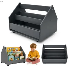regal-montessori-dla-dzieci-na-ksiazki-zabawki-mobilny-organizer-na-kolkach