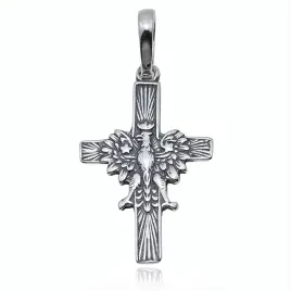 elegancki-oksydowany-srebrny-krzyzyk-krzyz-patriotyczny-godlo-polski-orzel