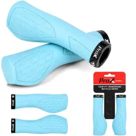 chwyty-rowerowe-prox-130mm-ergonomiczne-skrecane-cyjan