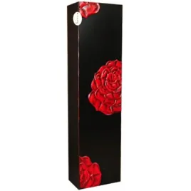 wazon-podlogowy-w-kolorze-czarnym-z-motywami-rozy-120x20x20-cm