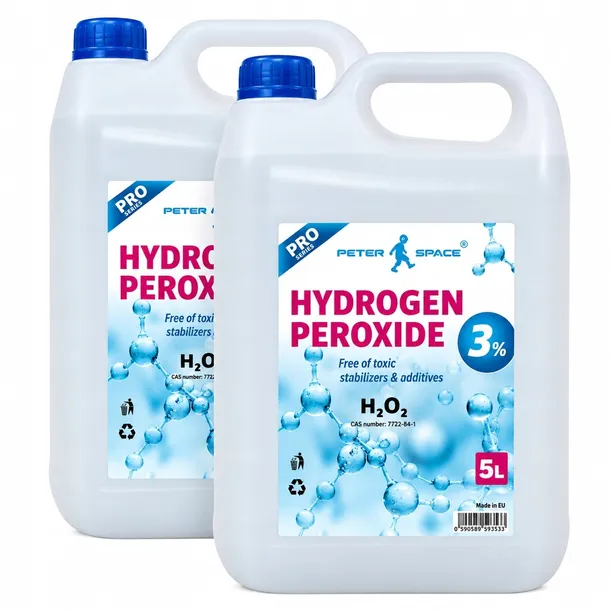 Woda utleniona 3% 10L nadtlenek wodoru Peter Space
