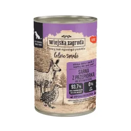 wiejska-zagroda-karma-mokra-dla-psa-lesne-smaki-sarna-z-przepiorka-dorosly
