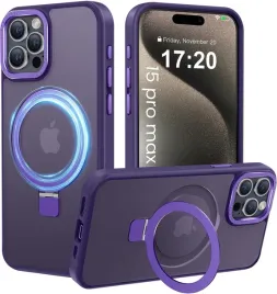 puyateya-etui-magsafe-do-iphone-15-stojak-ring-tytan-fioletowe-polmatowe