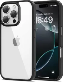 hoomil-bezbarwne-etui-do-iphone-16-pro-wzmocnione-czarne-ranty