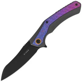 noz-skladany-kizer-draca-crystallized-titanium-black-aliminium-black-pvd