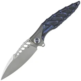 noz-skladany-rikeknife-thor-7-integral-titanium-black-blue-g10-satin-154cm