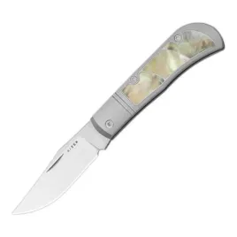 noz-skladany-kizer-trestle-silver-titanium-mother-of-pearl-hand-brushed