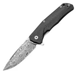 noz-skladany-lionsteel-t-r-e-titanium-carbon-fiber-thor-damasteel-damascu