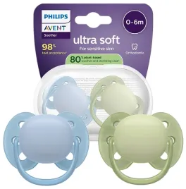 philips-avent-ultra-soft-scf091-37-smoczki-uspokajajace-0-6-miesiecy