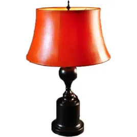 lampa-stojaca-czarna-metal-z-pomaranczowym-abazurem
