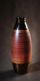 wazon-brazowy-owalny-wysoki-34-cm-czesc-dwuczesciowego-kompletu