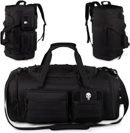bunnychic-goth-torba-sportowa-podrozna-3w1-50l-na-buty-wodoodporna-czarna
