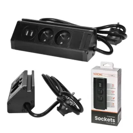 podwojne-gniazdo-meblowe-ladowarka-usb-uziemienie-uchwyt-na-telefon-kabel