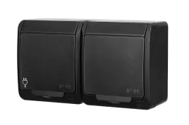 elna-0325-09-hermes-2x2p-z-schuko-czarny