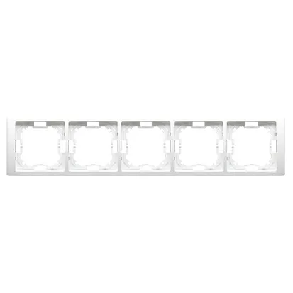 simon-basic-ramka-5-krotna-bmrc5-11-bialy-rodzaj-pieciokrotna