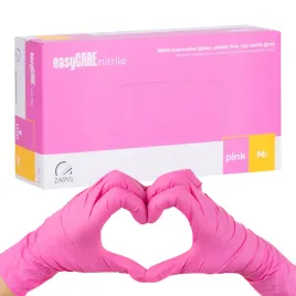 rekawiczki-nitrylowe-rekawice-rozowe-bezpudrowe-m-100-sztuk-zarys-easycare