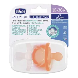 physioforma-luxe-smoczek-silikonowy-uspokajajacy-16-36m-pomaranczowy-2szt