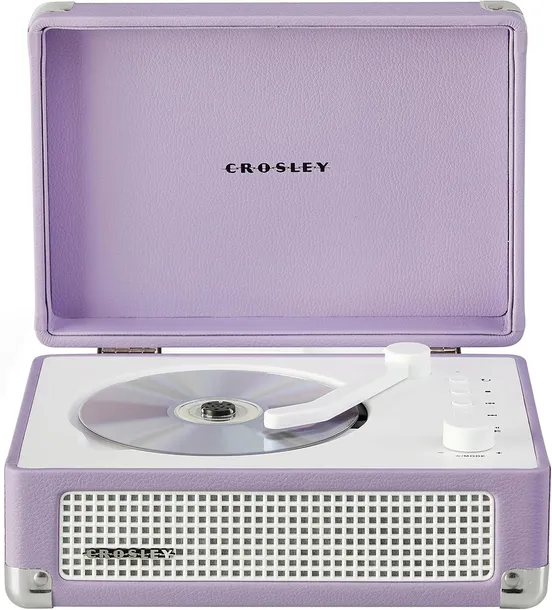 Odtwarzacz CD Crosley Cruiser z radiem FM i Bluetooth, Lavender