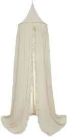 baldachim-nad-lozko-dzieciece-vintage-falbany-nugat-245-cm